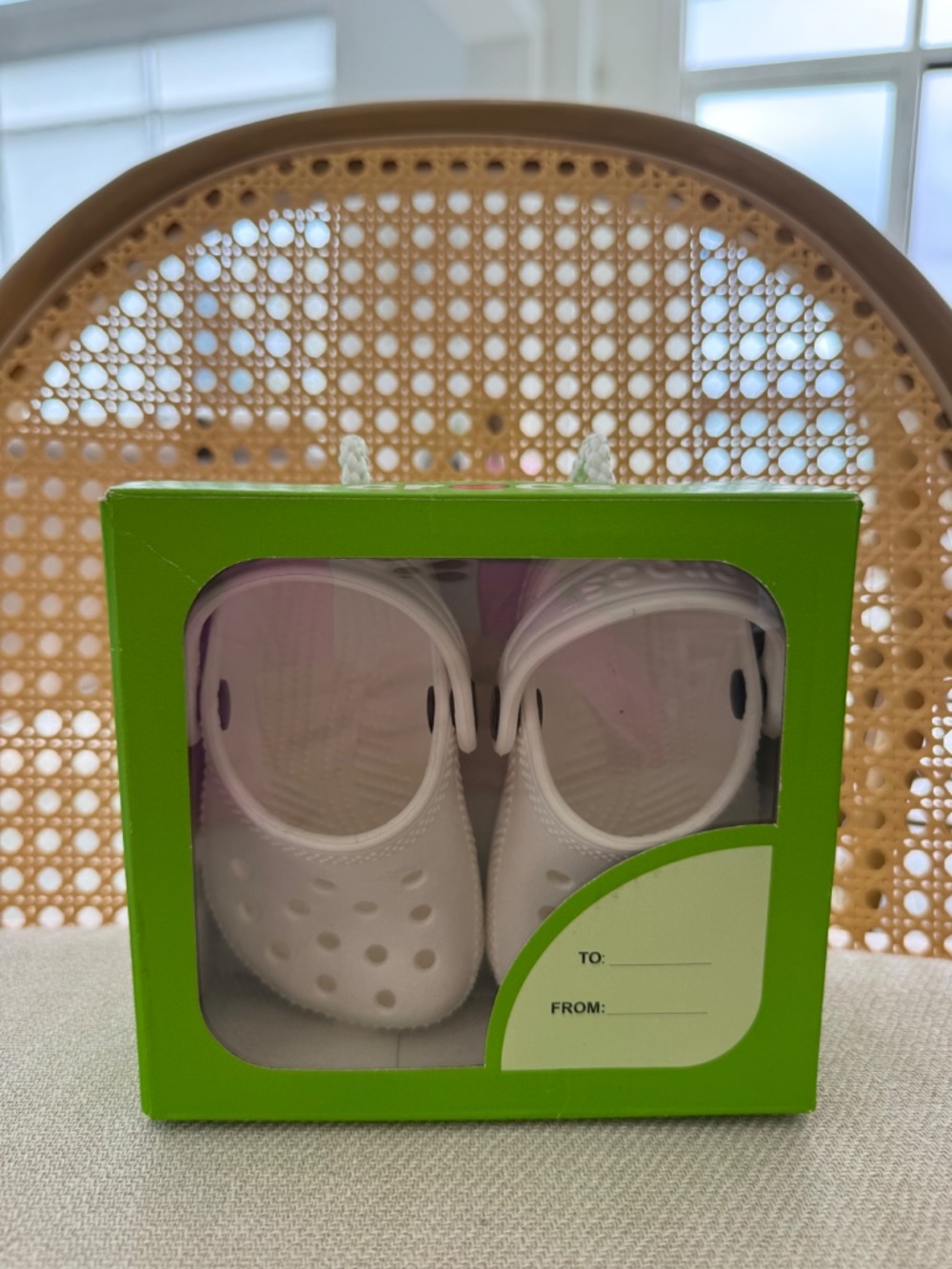 Baby White Crocs - Picture 3 of 5